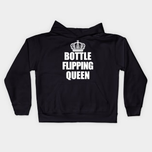 Bottle Flipping Queen Kids Hoodie